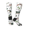 thumbnail image 5 of Lsque Camping Caravan 2 Printed Crew Socks Men's Women's LightWeight Thin Casual Calf Socks ,Knee High Socks,Cotton Socks, 5 of 9