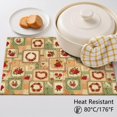 thumbnail image 5 of Placemat, Pioneer Flower Floral Print Pattern Place Mats Table Mat Set Of 2, PVC Washable Placemats for Party Kitchen Dining Decoration, 18x12 Inch, Fade Resistant, 5 of 6