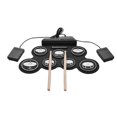 thumbnail image 1 of 7 Pads Electric Drum Set ,Portable Roll Up Drum Practice Pad Drum Kit with Drum Pedals Drum Sticks, Gift for Kids Adults, 1 of 5