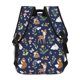 thumbnail image 4 of Fotbe Animals And Wildflowers Mochila Casual con Estampado para Escuela, Viajes y Actividades al Aire Libre - Duradera, Ligera y Cómoda, 4 of 5