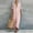 Pink, variant on NTACZA Women Dresses Maxi Cotton Lien Shirt Dress 3/4 Sleeve Collared Color Blocks Back Button Casual Vacation Beach Black L