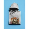 thumbnail image 3 of Love In Our Hearts. Hoodie Men -Smartprints Designs, Male XX-Large, 3 of 4