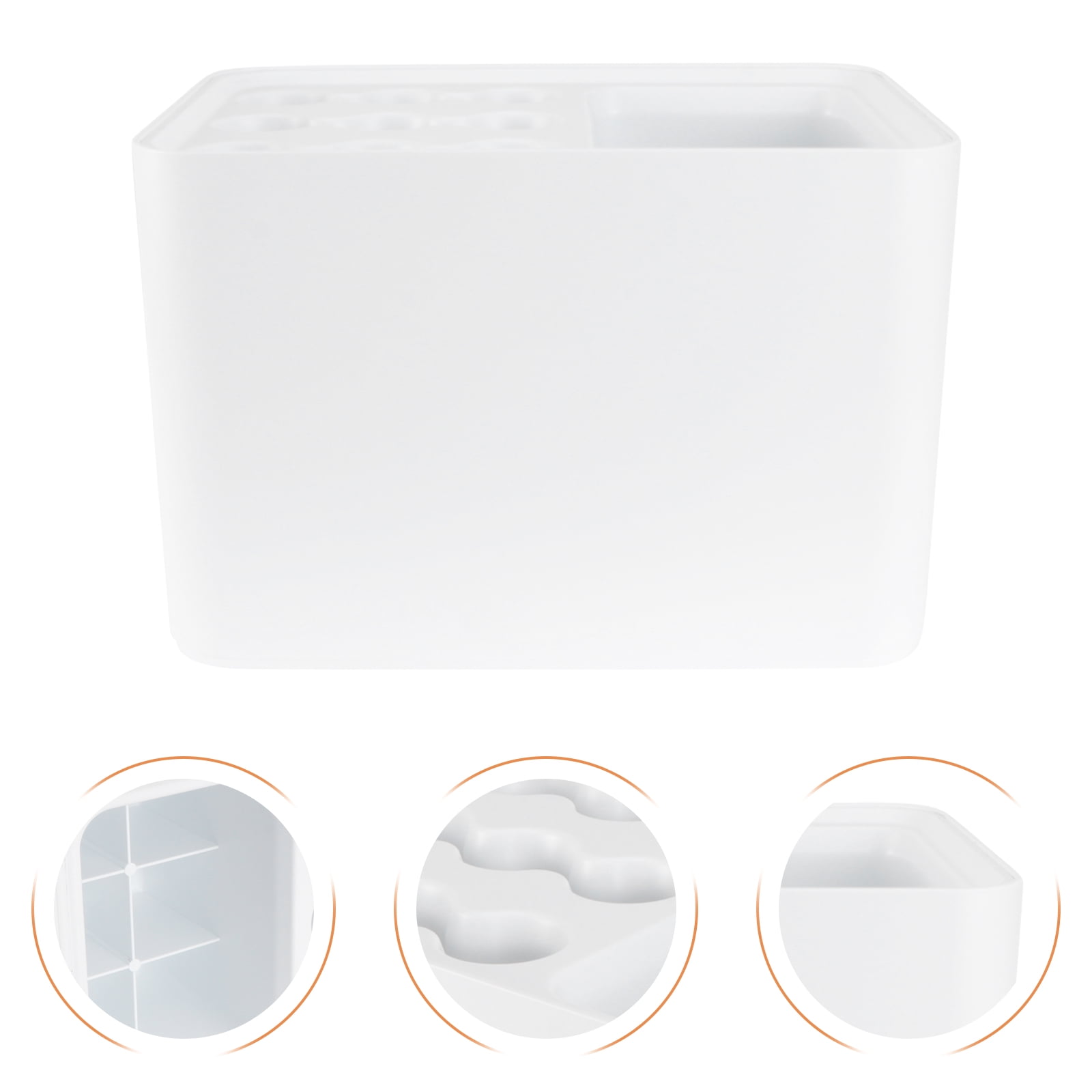 OFFIGAM White Umbrella Holder Rack Easy to Install Nordic Style Storage Organizer for Home Entryway and Office