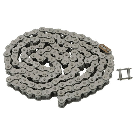 findmall #80 Heavy Duty Roller Chain × 10 Feet With 1 Connector