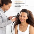 thumbnail image 3 of JHIJHOO Hot Comb,Electric Heating Comb,Ceramic Comb Security Portable Curling Iron Heated Brush,Multifunctional Copper Hair Straightener Brush Straightening Comb (Black), 3 of 6