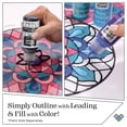 thumbnail image 4 of Gallery Glass Liquid Leading, Black, Matte Finish, 8 fl oz, 4 of 5
