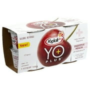Yoplait Yo-plus Cup Low fat Cherry Mp, 4 Oz., 4 Count