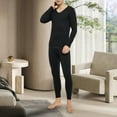 thumbnail image 4 of 2Pcs/Set Thermal Underwear for Men, Fleece Base Layer Top & Bottom Set, Insulated Long Johns for Cold Weather Hunting, 4 of 7