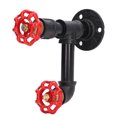 thumbnail image 3 of Heavy Duty Rustic Clothes Holder, Industrial Pipe Coat Hook Rack Multipurpose Reduce Clutter  For Home And Office For Hat Robe Towel Type C, 3 of 8