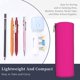 thumbnail image 3 of Disketp Darkmagenta Estuche Organizador de Lápices de Cuero, Estuche de Oficina con Cremallera para Bolígrafo y Lápiz, 3 of 6