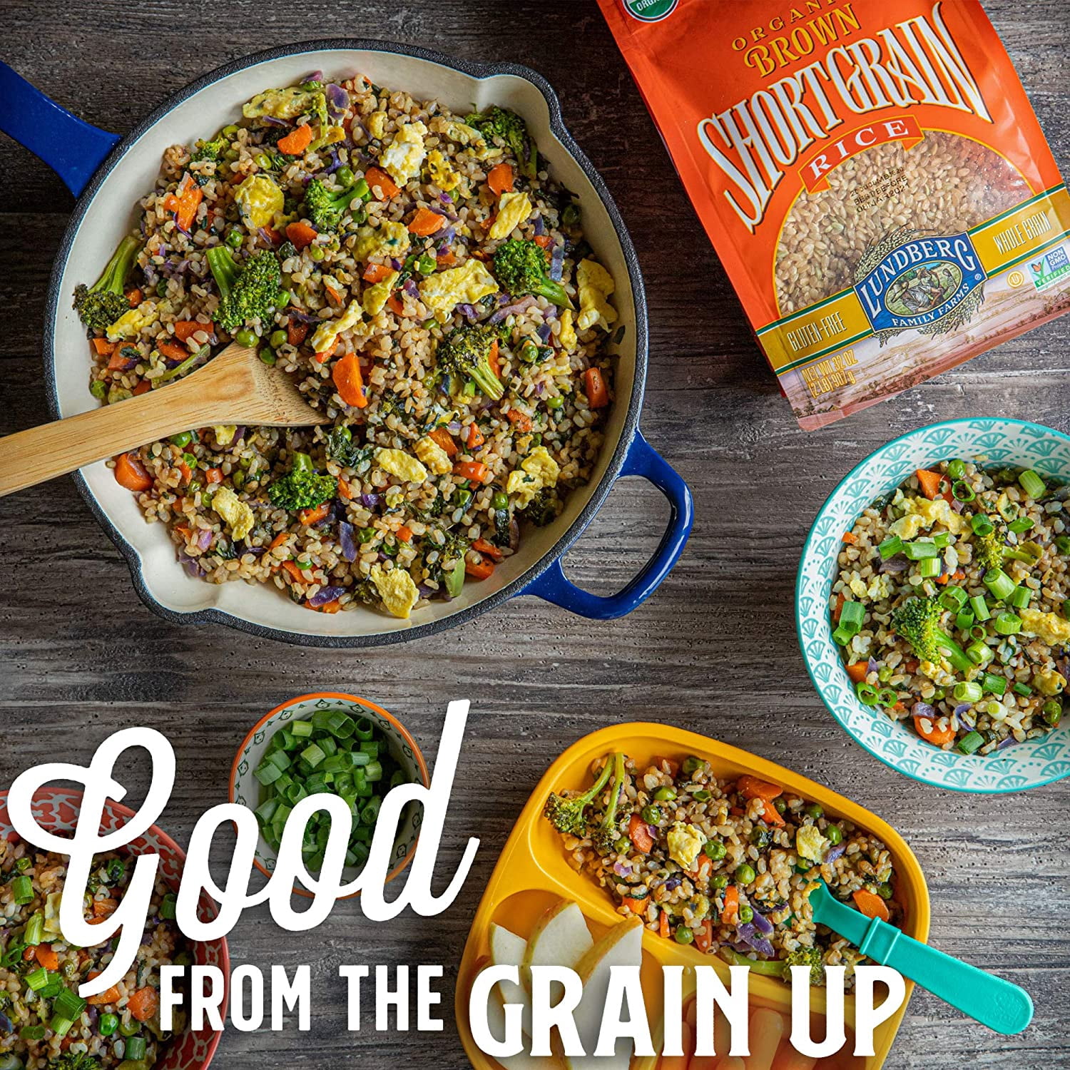RICE BRWN SHORT ORG GF Pack of 1