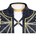 thumbnail image 2 of Guvpev Halloween Cosplay Costume for G'irl's, Popular Singer Idol Group Stage Performance Outfit with Uniform and Shorts, Pop Star Role Play Costumes for Halloween Dress Up Party, Festival & Carnival, 2 of 7