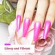 thumbnail image 3 of Kit de esmaltes de uñas en gel Glitter Color JODSONE 20 con base y capa superior, 3 of 7