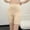 Beige, variant on Tummy Control Shapewear for Women Seamless Girdle High Waisted Body Shaper Underwear Panty Smooth Under Dress Shapewear