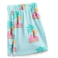 thumbnail image 3 of Wonder Nation Toddler Girls Ribbed Tank Top and Shorts 2-Piece Set, Sizes 12M–5T, 3 of 3