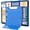 Blue, variant on Nursing Clipboard Foldable, 4-Layer Aluminum -Mint | Folding Clipboard with Medical Cheat Sheets & Pen Clip Pocket Size – Nurse Gifts for Nurses, Nursing Students & Doctors