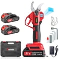 thumbnail image 5 of Upgraded Electric Pruning Shears,1.2" Cutting Diameter Cordless Power Pruner with LCD Display, Brushless Motor Pruning Shears with 2000mAh*2 Rechargeable Batteries for Garden Tree Pruner Branch, 5 of 7