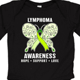thumbnail image 4 of Inktastic Lymphoma Awareness Hope Support and Love Boys or Girls Long Sleeve Baby Bodysuit, 4 of 5