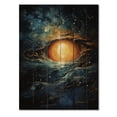 thumbnail image 3 of Designart "Interstellar Eye in the Galaxy III" Galaxies Print on Natural Pine Wood, 3 of 5