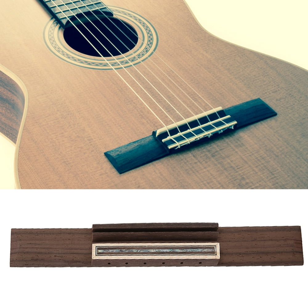 LYUMO Rosewood Wood Bridge Replacement Parts Instrument Accessories for ...
