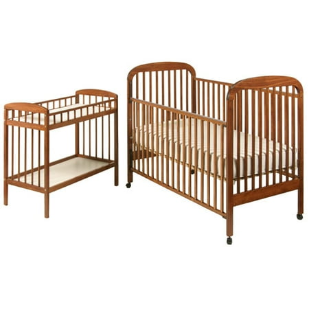 Storkcraft - Chloe Crib and Changer Combo, Cognac