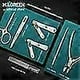 thumbnail image 2 of Manicure set Pedicure set Stainless steel nail clippers Personal care tools with PU leather case, 2 of 4