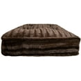 thumbnail image 5 of Bessie and Barnie Godiva Brown Luxury Extra Plush Faux Fur Rectangle Pet/Dog Bed, 5 of 8
