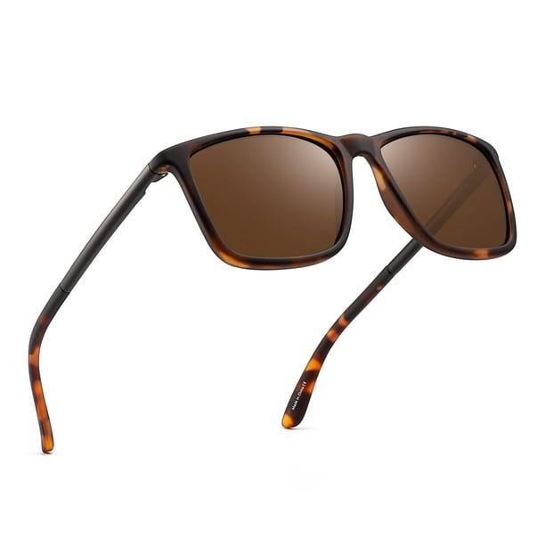 Gafas de Sol JIM HALO Retrò Cuadradas Polarizadas UV400 56MM para Hombre