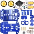 thumbnail image 2 of Magician Chassis with Motors and Wheel Encoder Kit for Arduino, Micro:bit, Raspberry Pi (6.89" x 4.33" x 3.15"), 2 of 9