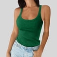 thumbnail image 4 of WCJM Up To 50% Off Camisoles & Tanks Cami Layering Top Polyester,Spandex Camisoles & Tanks Green,S, 4 of 5