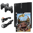 thumbnail image 1 of Restored Sony Playstation 3 PS3 Console Super Slim 250GB Black with Little Big Planet & Two Retrofam Controllers (Refurbished), 1 of 5