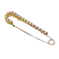 thumbnail image 1 of Qarigey Broche brillante, decoración de vestido elegante, broches de mujer, accesorio de moda, adorno de ropa, cárdigan, Pin de solapa para Ropa, zapatos y accesorios Miscelánea Perla/Dorado, 1 of 6