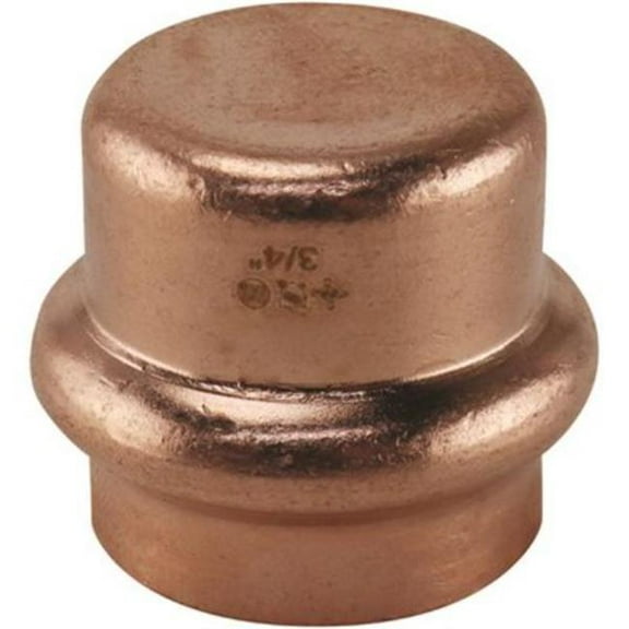 The Mosack Group XPRCAP34 0.75 in. Copper Press Pressure Tube Cap