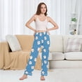 thumbnail image 6 of FORMRS Women's Pajama Pants with Pockets Soft Comfy Loungewear Sleep Bottom, Sizes S-2XL, Baseballs Pattern, 6 of 8