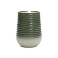 thumbnail image 7 of LuxenHome 27.5" Resin Lighted Garden Bubbling Water Fountain with Emerald Ribbed Top and Ivory Bottom, 7 of 7