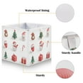 thumbnail image 3 of Foldable Fabric Storage Bin Home Cubes Clothing Organizer Bins Large Collapsible Box Basket for Home Organizer 3d Christmas Elements, 3 of 7