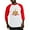 Red/White, variant on CafePress - Kappa Alpha Order Coat Of Arms Baseball Jersey - Cotton Baseball Jersey, 3/4 Raglan Sleeve Shirt