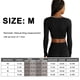 thumbnail image 2 of Blusas sexys para mujer, camisas de manga larga, blusas ajustadas de corte bajo, escote en V, camisas de otoño, blusas, XS-L, 2 of 5