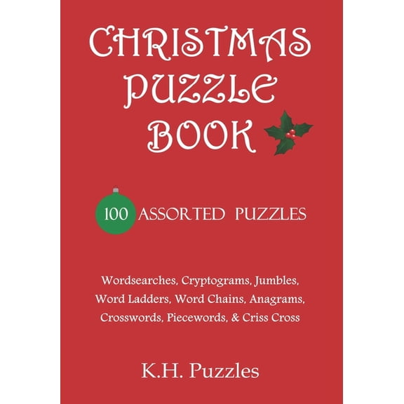 Christmas Puzzle Book: 100 Assorted Puzzles