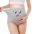 thumbnail image 2 of CAIXIA Maternity Underwear For Women with Adjustable Belly Support Plus Size Breathable Combed Cotton High Waist Panties for Pregnant, 2 of 5