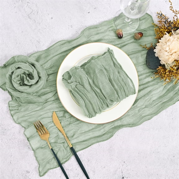 Lilgiuy Clearance Under $10 6 Pack Rustic Bohemian Gauze Cheese Napkins Ruffle Napkins Soft Cotton Napkins Decorative Cloth Napkins for Wedding Party Home Daily Use