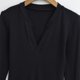 thumbnail image 3 of Sudadera con capucha,Sudadera con estampado de moda para mujer, blusa informal de manga larga con cuello en V, suave imitación de rayón, para uso diario, sopatenor, 3 of 7