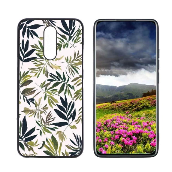 Leaves-173 Phone Case, Degined for LG K40 Case Men Women, Flexible Silicone Shockproof Case for LG K40