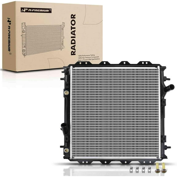 A-Premium Engine Coolant Radiator with Transmission Oil Cooler Compatible with Chrysler PT Cruiser 2001-2010 L4 2.4L, Automatic Trans. Replace# 5017404AD, 501740AB