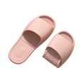thumbnail image 3 of Shower Slippers for Women Foldable Slippers Lightweight EVA Non-Slip Sole Quick-Drying Water-Resistant Portable Unisex Adults Teens Hotel Spa Pool Gym Dorm Travel,Pink 40(US-7.5), 3 of 4