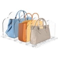 thumbnail image 1 of Clear Shelf Dividers Adjustable Plastic Closet Organizer Handbag Purse Storage (style01 ), 1 of 9