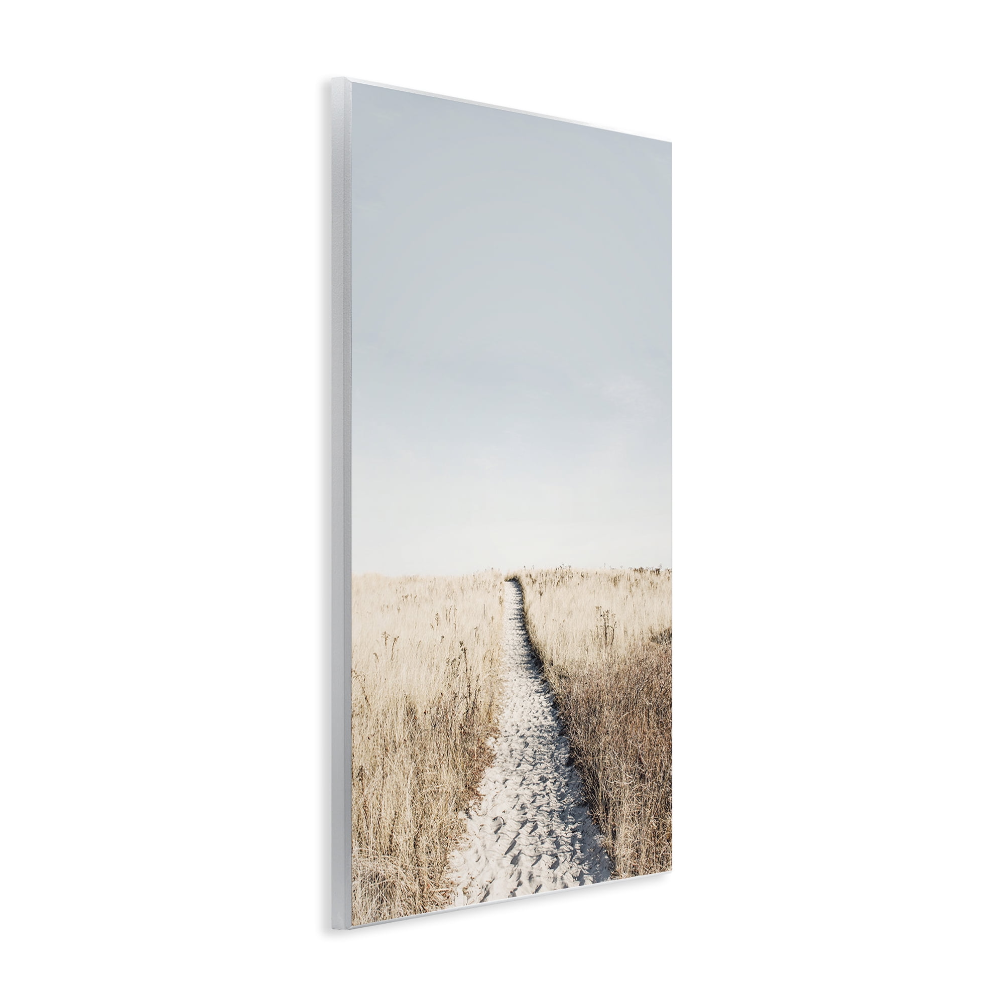 Stupell Industries Path with Sandy Footprints Landscape & Nature Photography Unframed Art Print Wall Art, 13 x 19