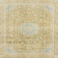 thumbnail image 1 of Ahgly Company Indoor Square Abstract Metallic Gold Abstract Area Rugs, 3' Square, 1 of 6