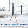 thumbnail image 6 of VIVO Artistic Easel 43" to 65" Screen Studio TV Tripod Floor Stand with Shelf, 6 of 8