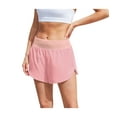 thumbnail image 3 of Asklazy Mid Waisted Dolphin Athletic Shorts for Women Lightweight High Split Gym Workout Shorts with Liner Quick Dry,D Pink,(S-2XL), 3 of 11